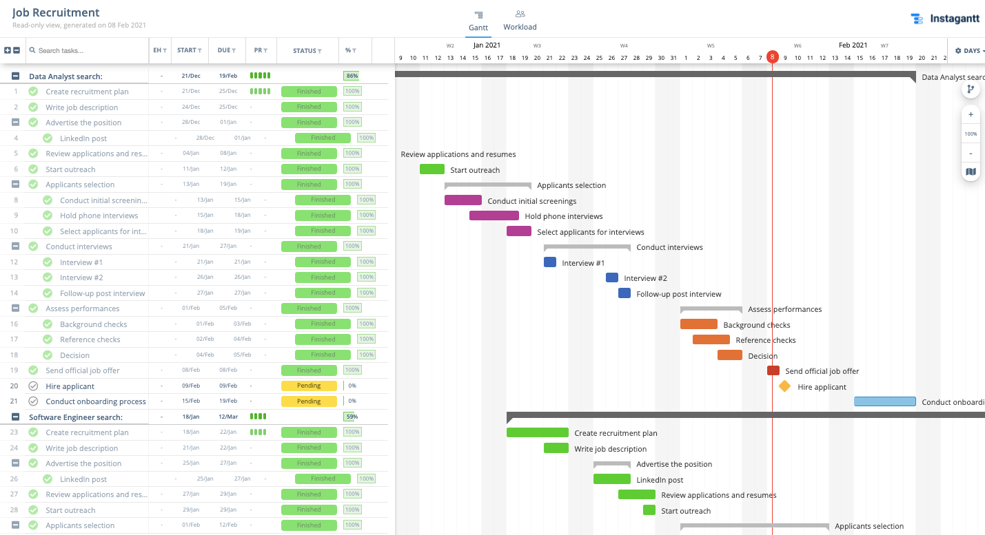 Job Recruitment Template Preview